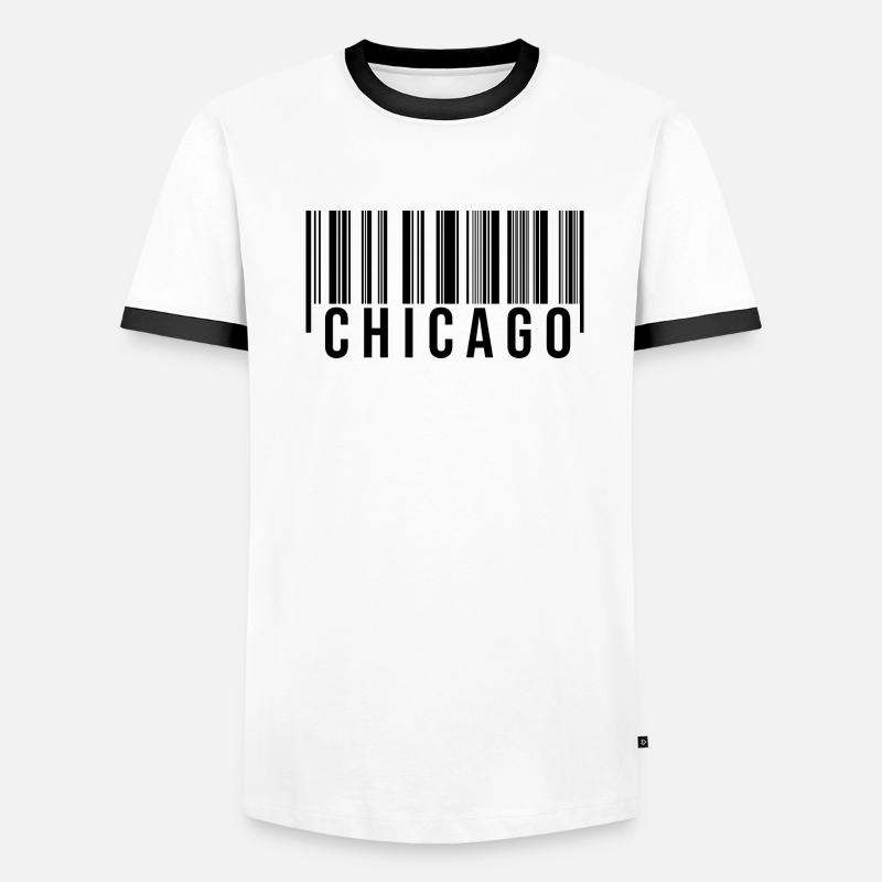 Chicago Barcode Men's Ringer Shirt