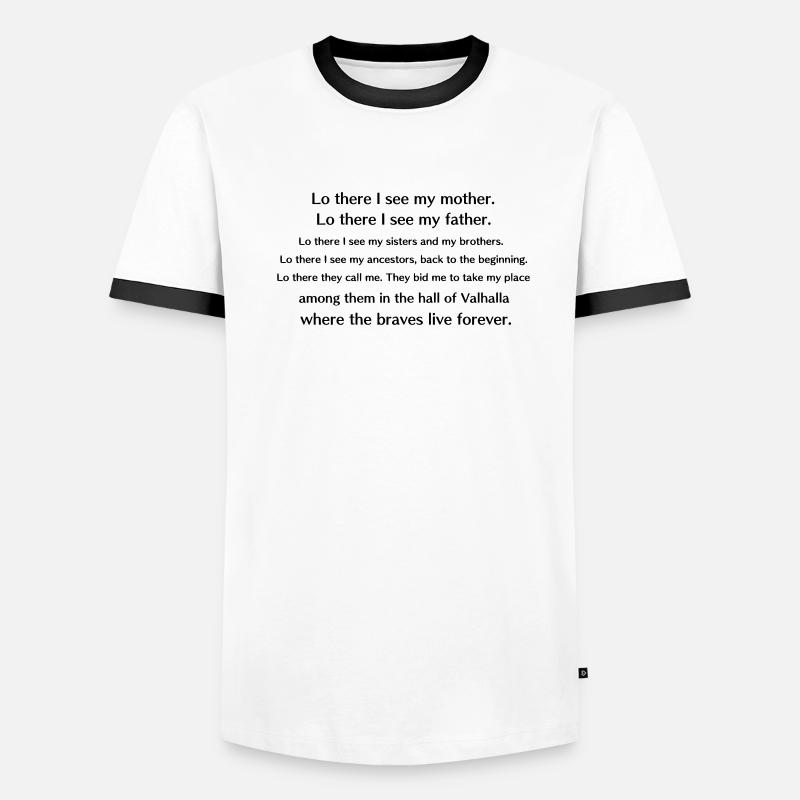 Lo there (Valhalla calling) T-shirt contrasté Homme