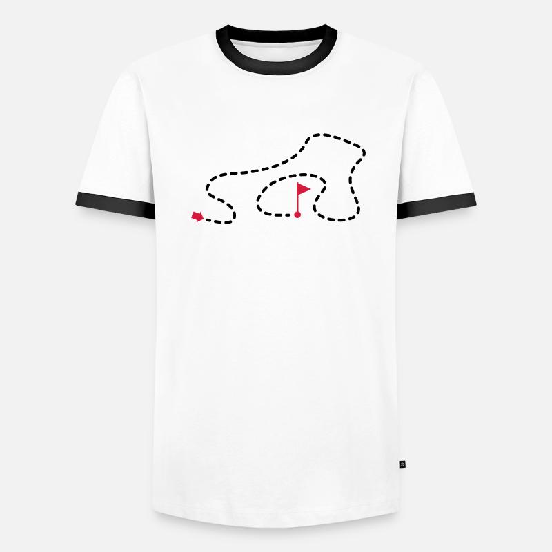 route_1f2 Men's Ringer Shirt