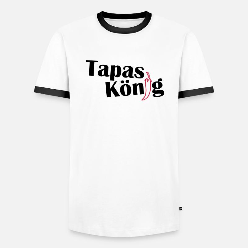 Tabas Koenig Männer Kontrast-T-Shirt