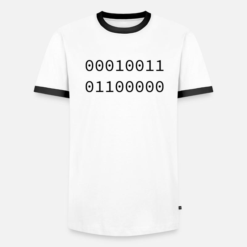 1996Binary Men's Ringer Shirt
