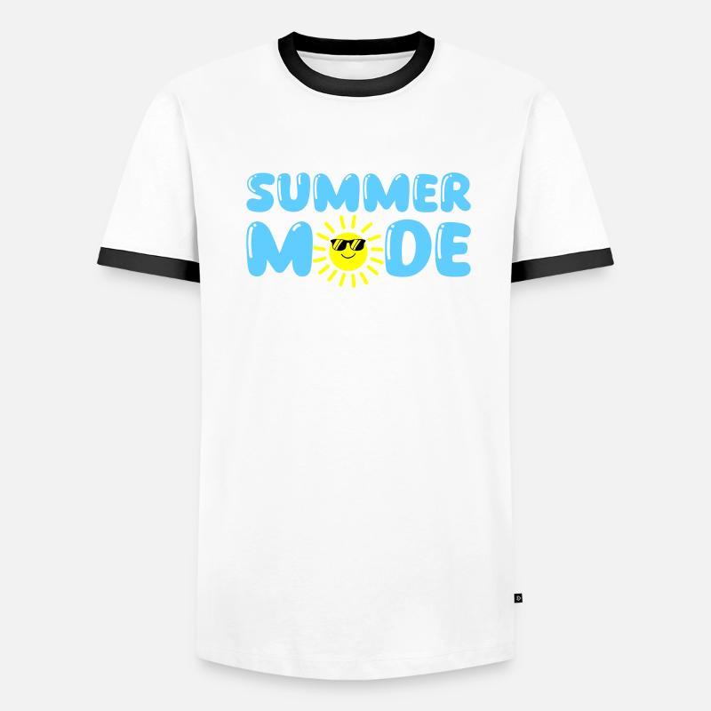 summer mode Männer Kontrast-T-Shirt
