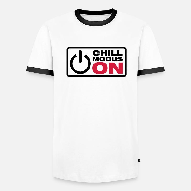 Chill Modus - ON Männer Kontrast-T-Shirt