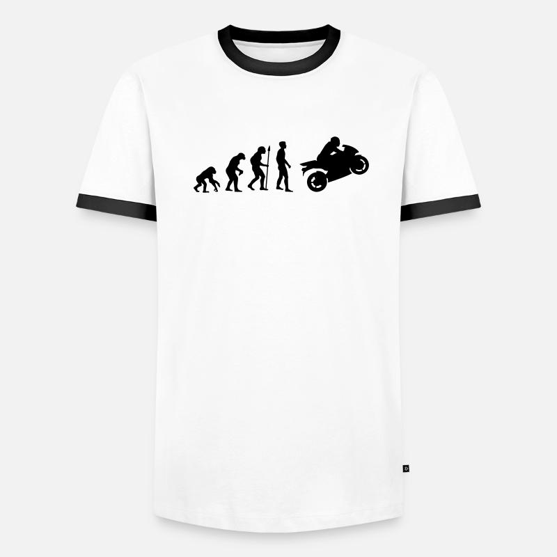 evolution_biker__f1 Men's Ringer Shirt