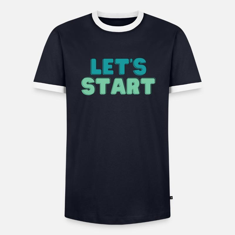 C’est parti T-shirt contrasté Homme