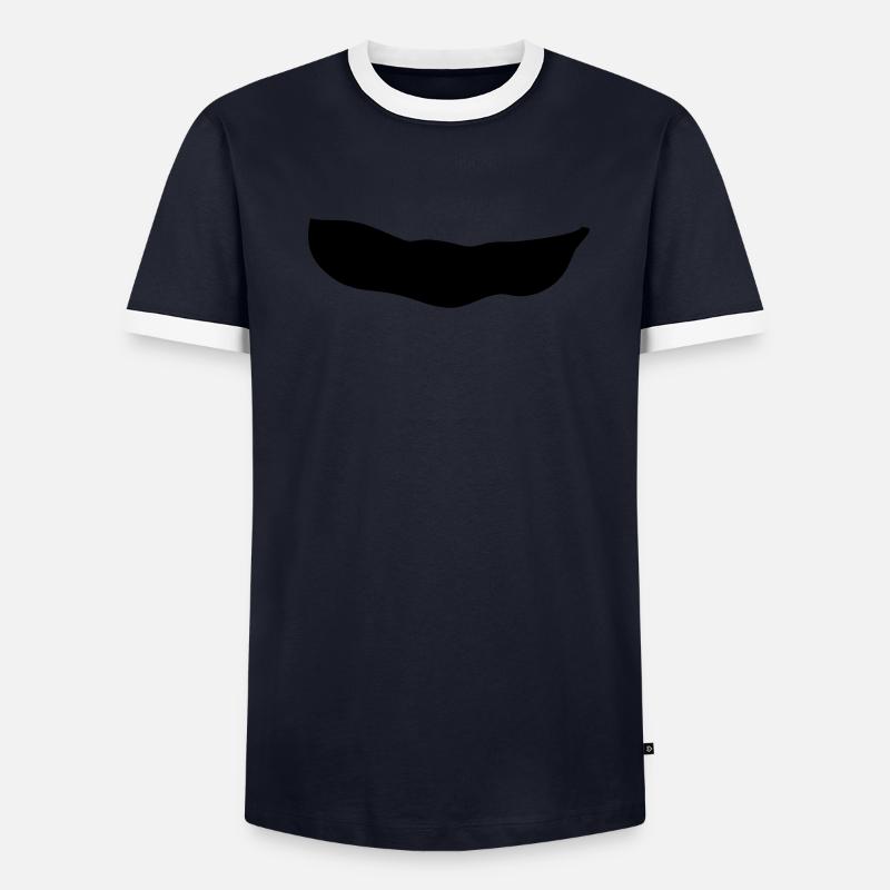 bohne Männer Kontrast-T-Shirt
