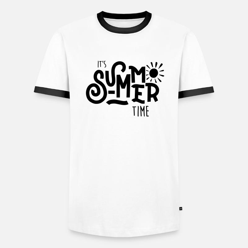 It's summer time T-shirt contrasté Homme