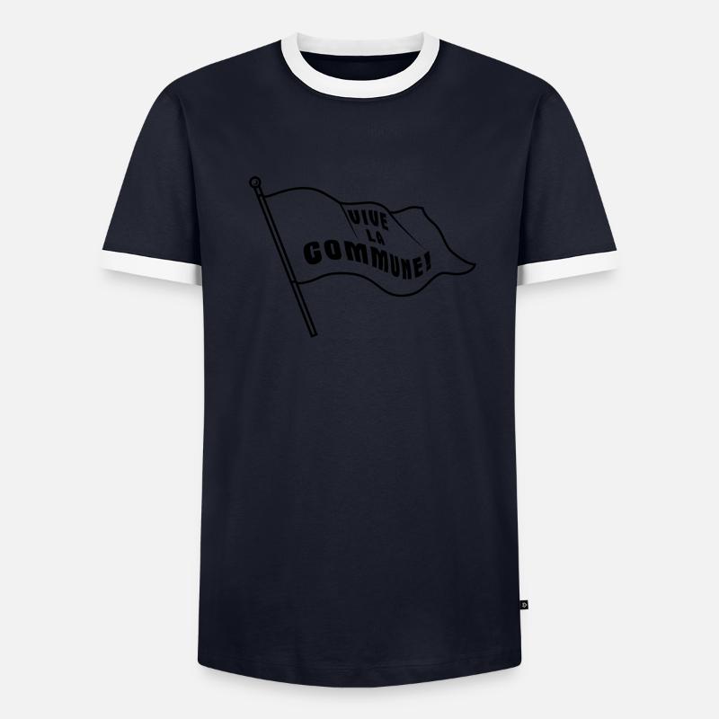 Commune Communism USSR Soviet Union Gift Men's Ringer Shirt