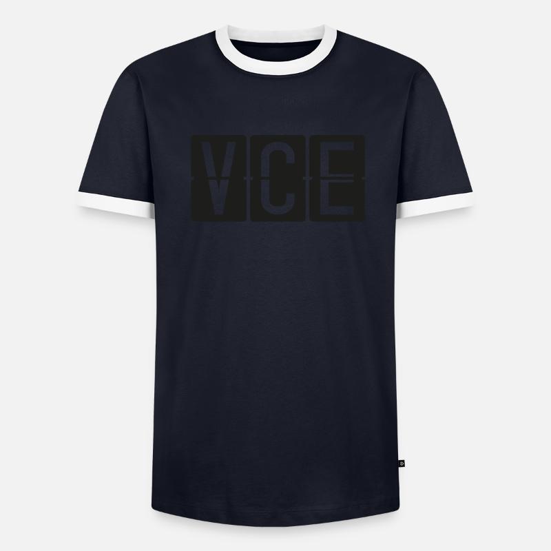 Venedig Männer Kontrast-T-Shirt
