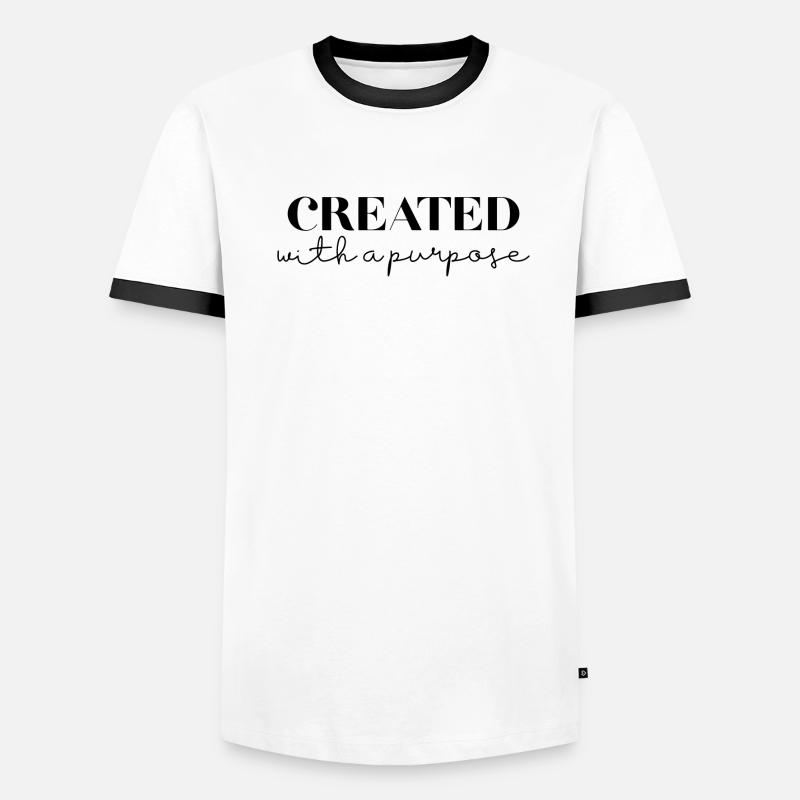 Created With a Purpose Men's Ringer Shirt