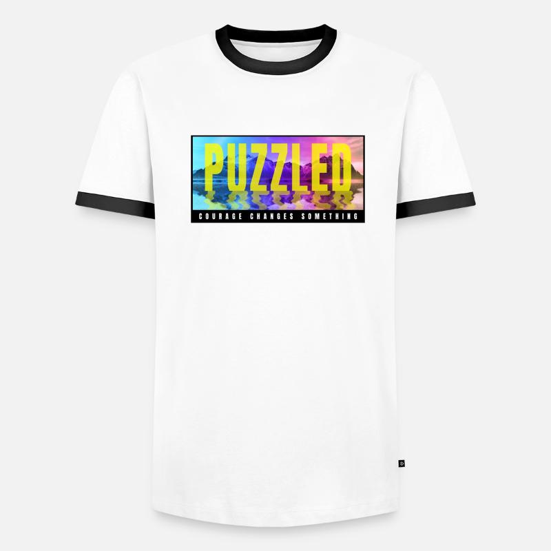 Perplexe T-shirt contrasté Homme