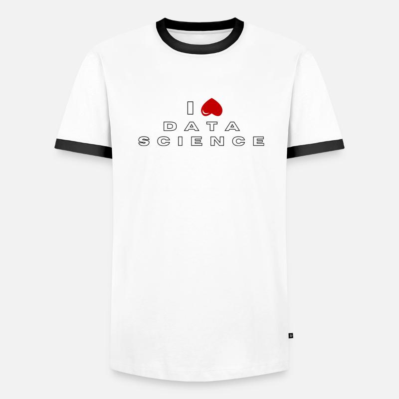 Ich hasse Data Science Männer Kontrast-T-Shirt