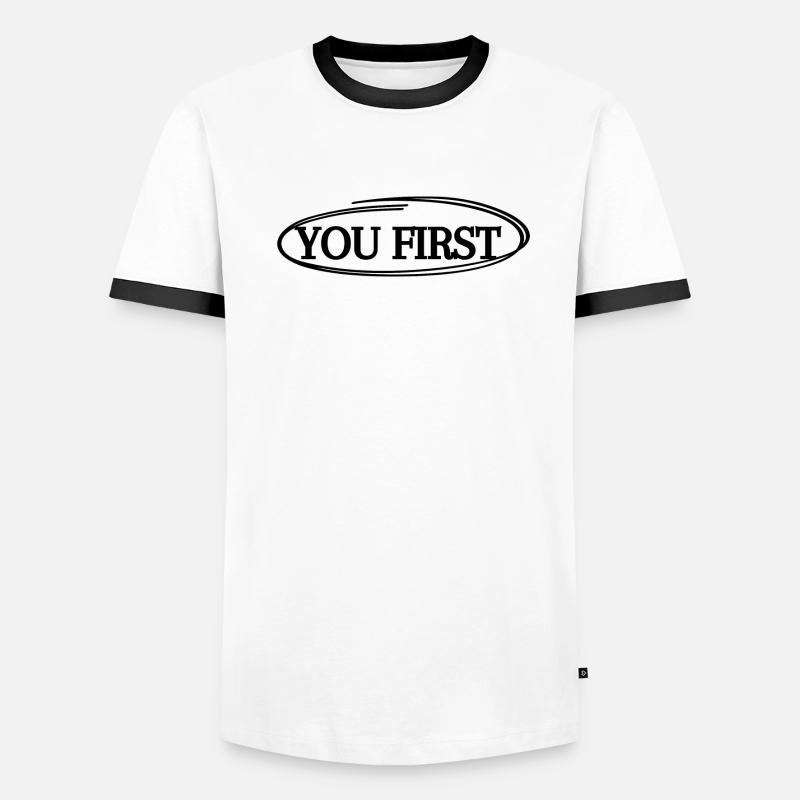 YOU FIRST Men's Ringer Shirt