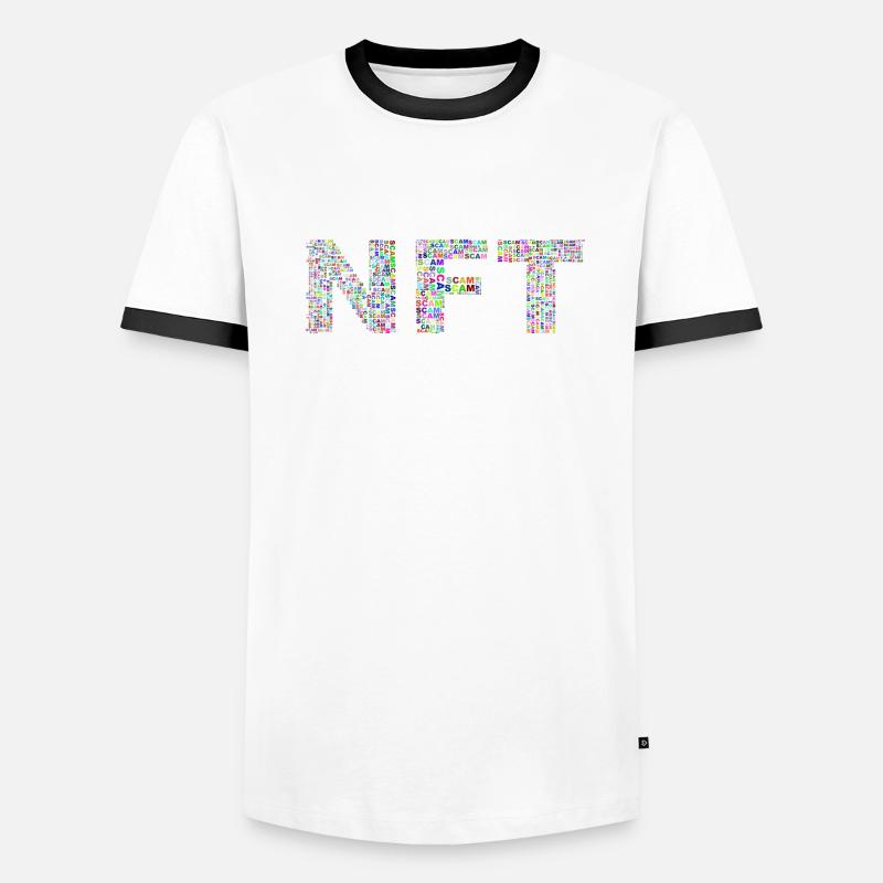 NFT Text Men's Ringer Shirt