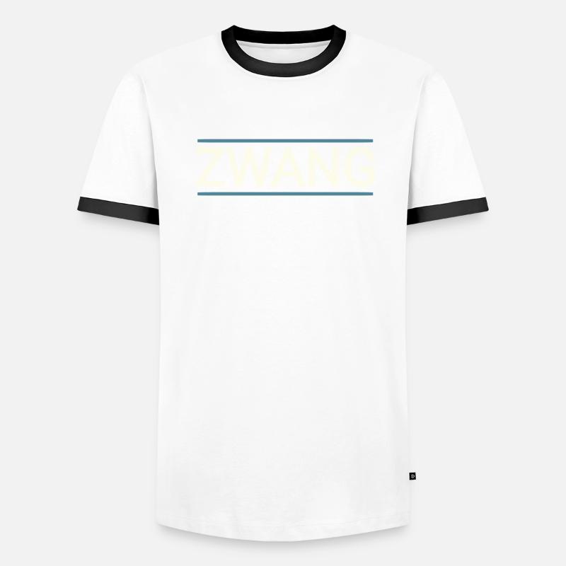 Compulsion baiger text Men's Ringer Shirt