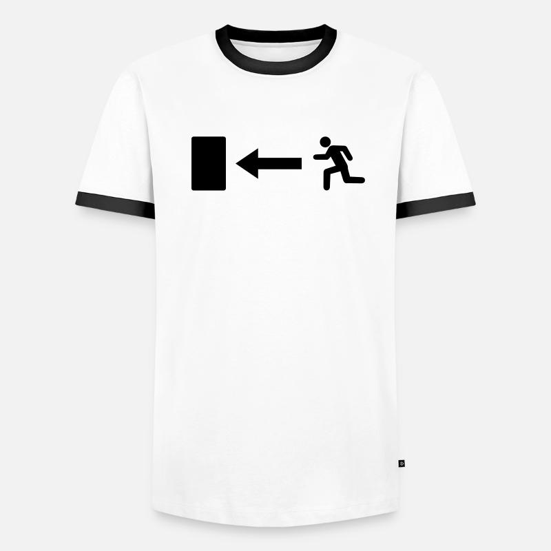 exit____f1 T-shirt contrasté Homme
