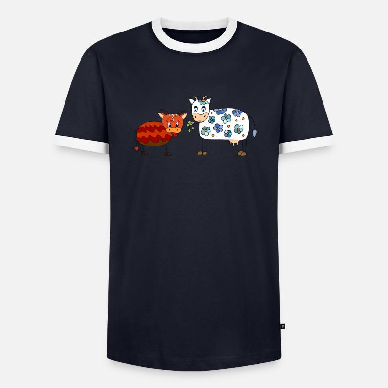 Cows Men's Ringer Shirt