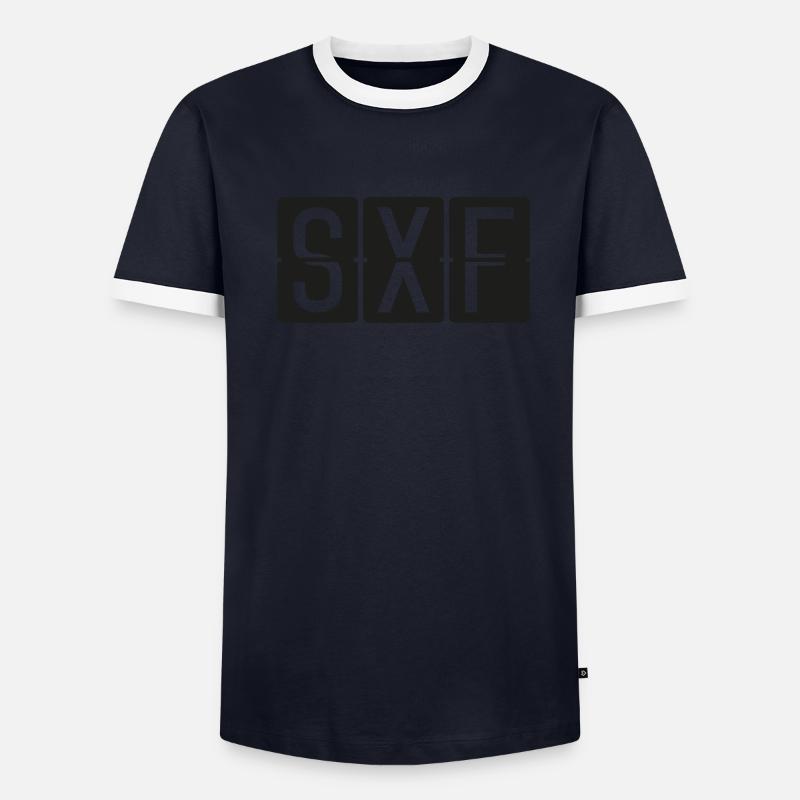 Berlin Schönefeld T-shirt contrasté Homme