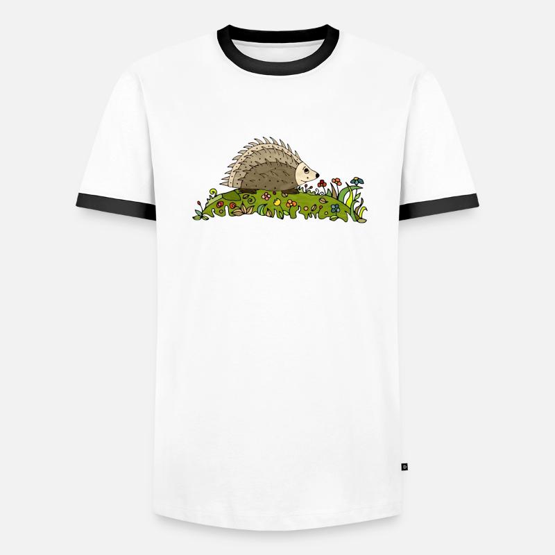 Hérisson T-shirt contrasté Homme
