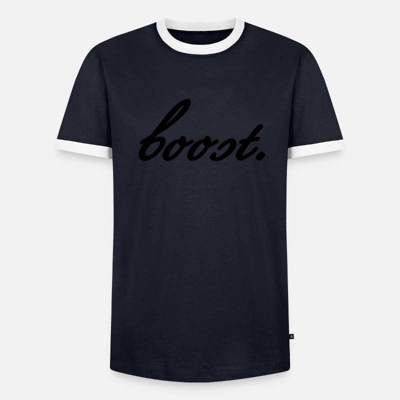 boost Männer Kontrast-T-Shirt