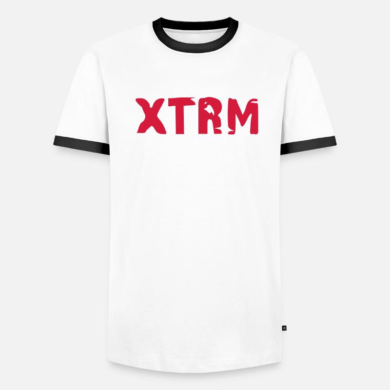 xtrm_vec_1 de Männer Kontrast-T-Shirt