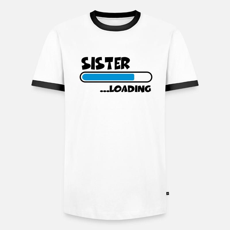 Sister loading Männer Kontrast-T-Shirt