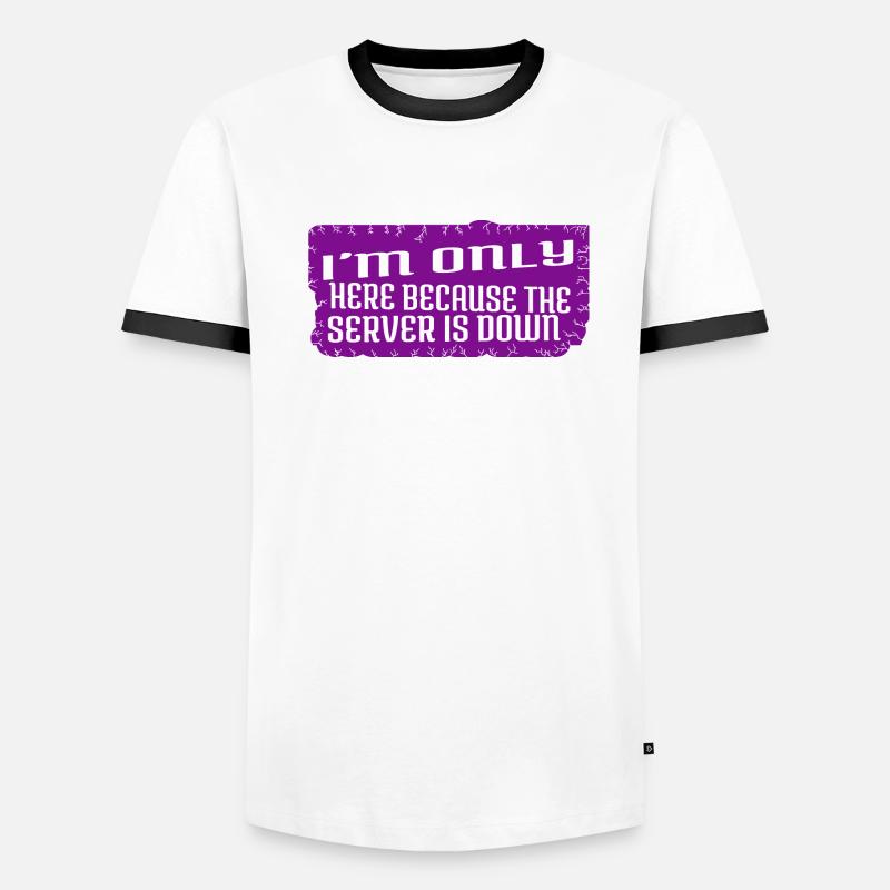software informatics informatic pc T-shirt contrasté Homme