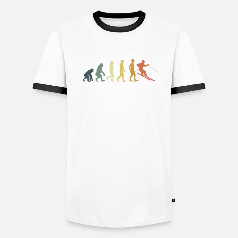 Evolution skieur T-shirt contrasté Homme