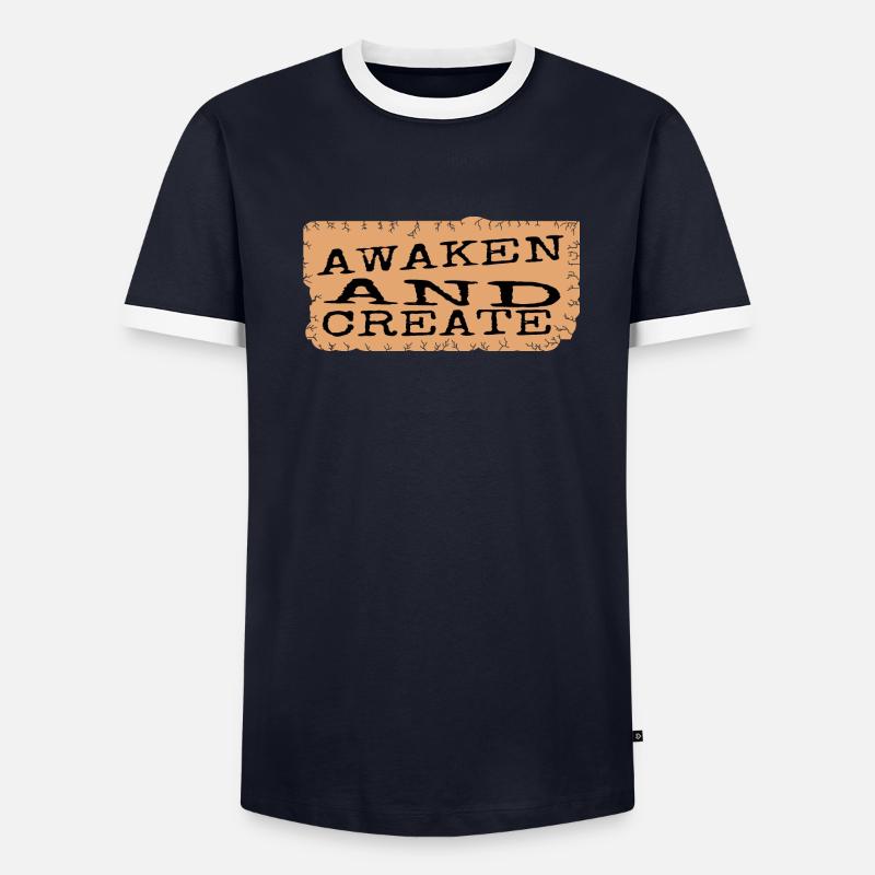 creative innovation enlightenment mindset Men's Ringer Shirt
