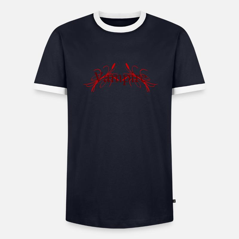vampire T-shirt contrasté Homme