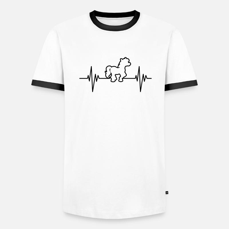 Pony Pulse Männer Kontrast-T-Shirt