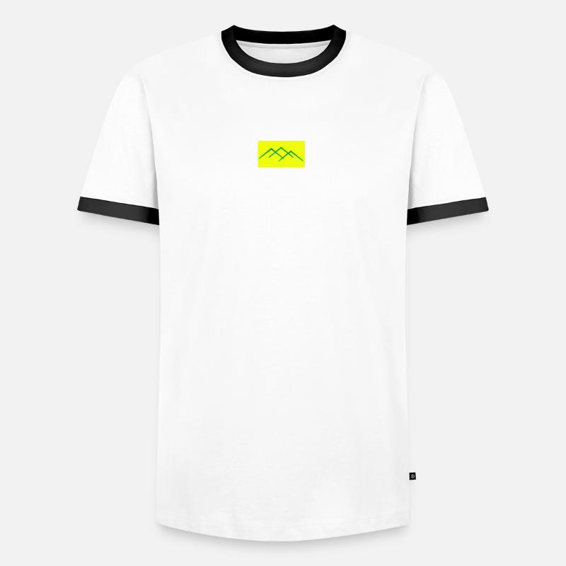 Salzalpensteig Männer Kontrast-T-Shirt
