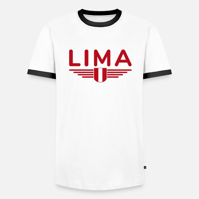 Lima Design – Experience Peru's Capital Men's Ringer Shirt