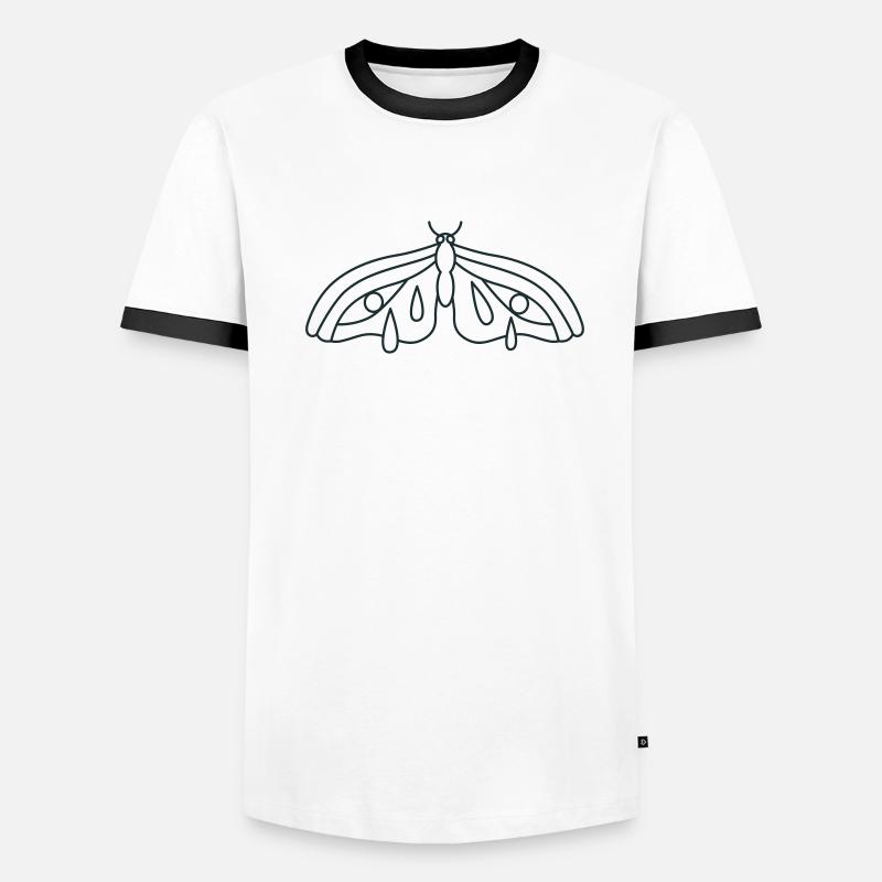 Sad crying moth Men's Ringer Shirt