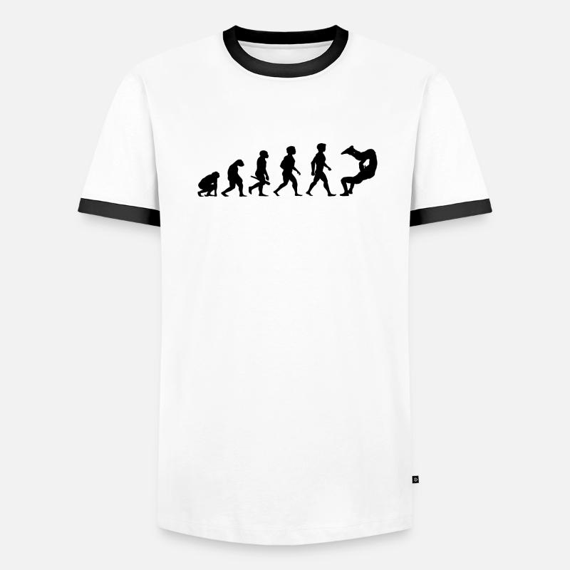 Evolution Catcher Ringer Wrestler Wrestling Männer Kontrast-T-Shirt