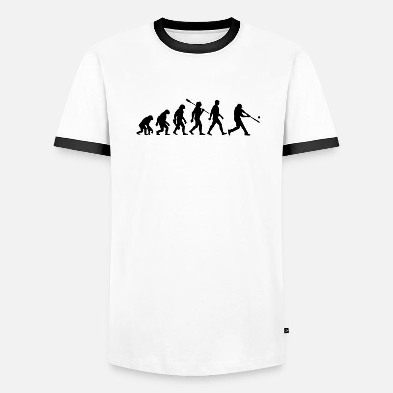 Evolution Baseball Batter Men's Ringer Shirt