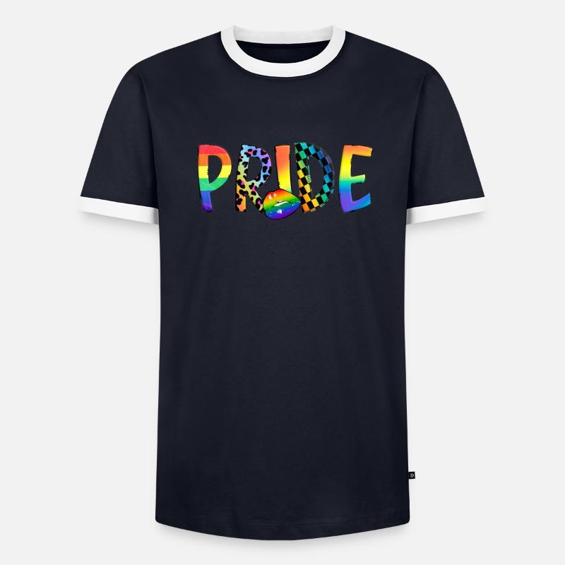 Pride2 Männer Kontrast-T-Shirt