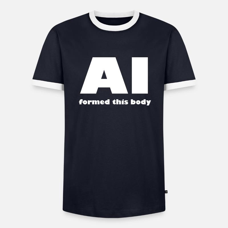 Artificial intelligence is coming - Men's Ringer Shirt - undefined