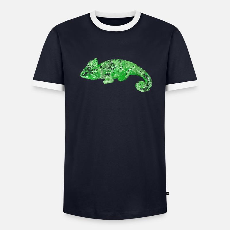 Caméléon dans un design incomparable T-shirt contrasté Homme