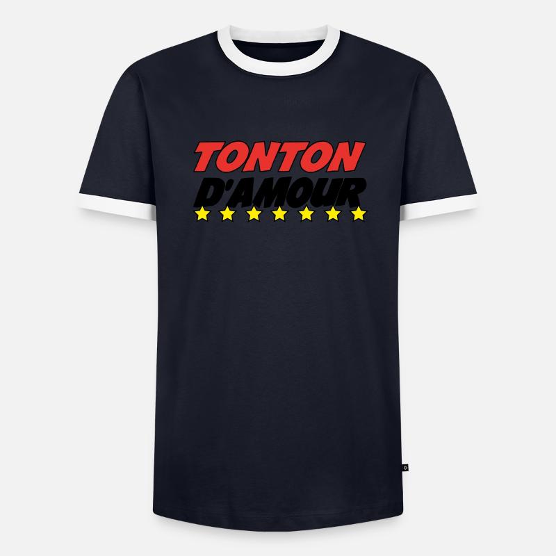 Onkel der Liebe - Männer Kontrast-T-Shirt - undefined