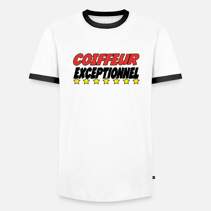 COIFFEUR exceptionnel T-shirt contrasté Homme