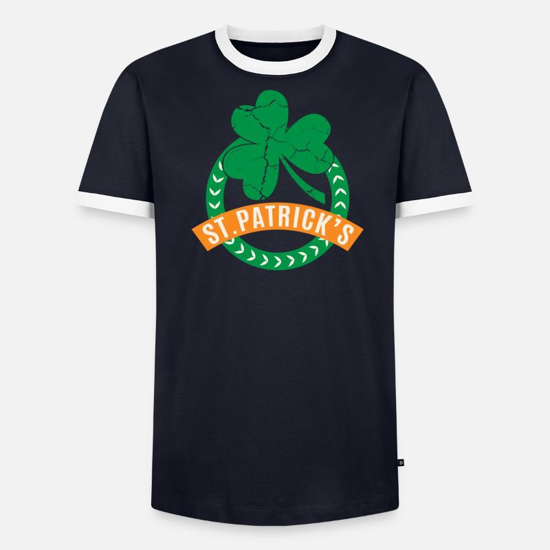 Fête de la Saint-Patrick T-shirt contrasté Homme
