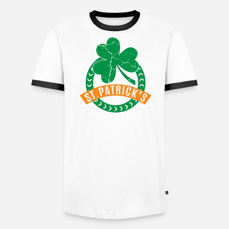 St Patricks Day Men's Ringer Shirt