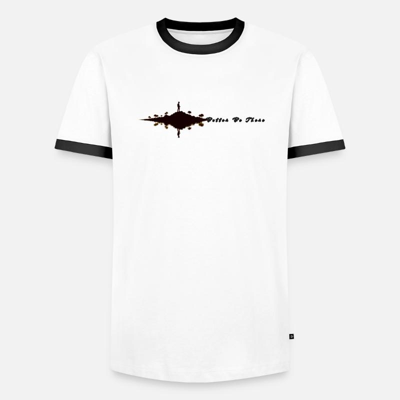 Besser dort sein Männer Kontrast-T-Shirt