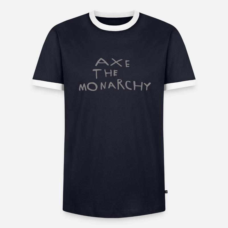 Axe the monarchy Men's Ringer Shirt