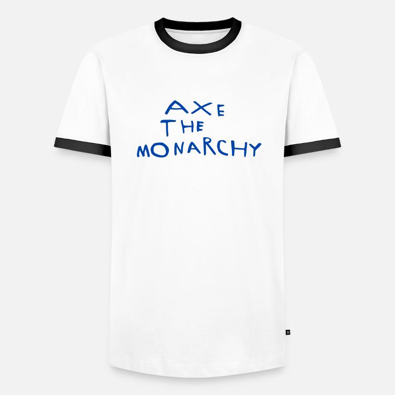 Axe the monarchy Men's Ringer Shirt