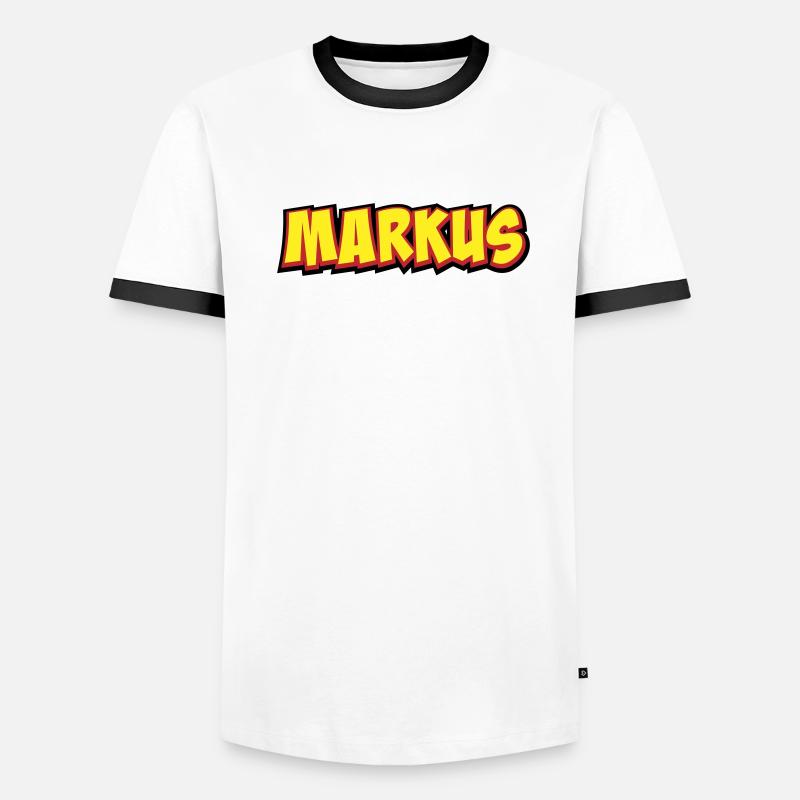 Markus Vorname Geschenk Männer Kontrast-T-Shirt