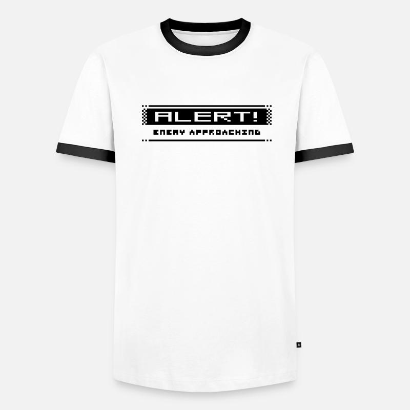 Alarme 8 bits T-shirt contrasté Homme