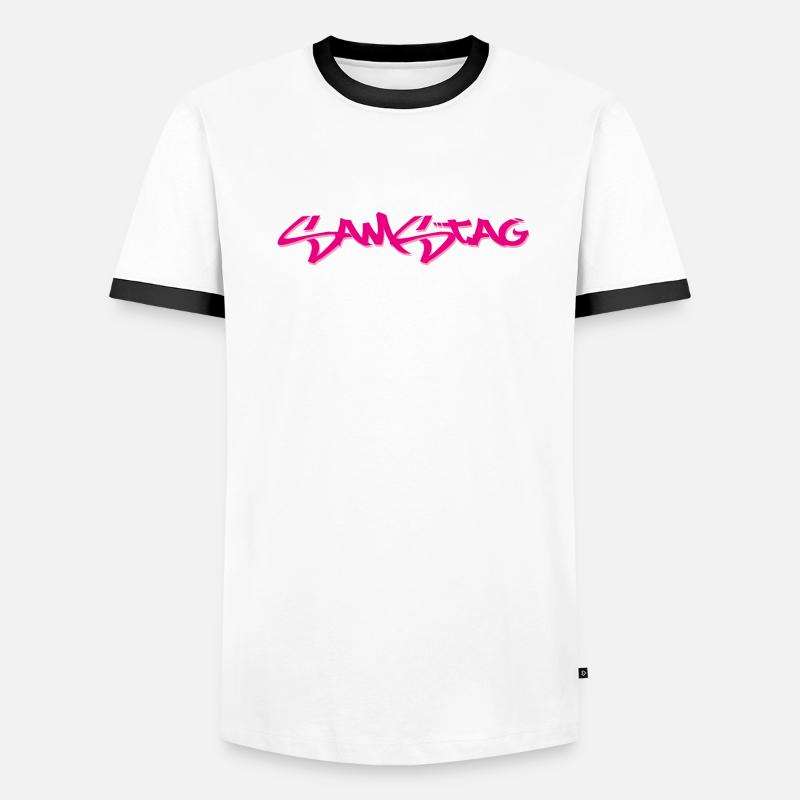 Saturday, available every weekday, nettsfetz.de Men's Ringer Shirt