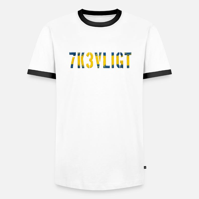 sms chat language fortifications english three 3 three Men's Ringer Shirt